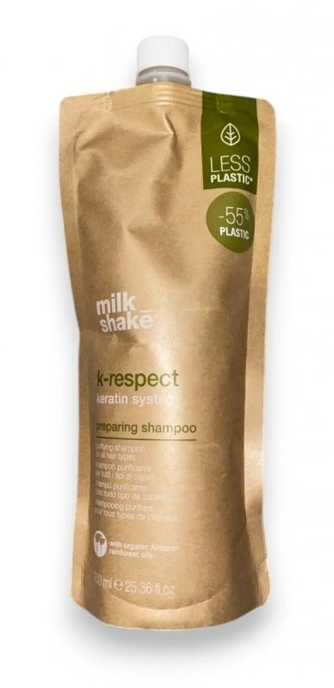 Plaukų šampūnas su keratinu Milk Shake K-respect Preparing Šampūnas 750 ml
