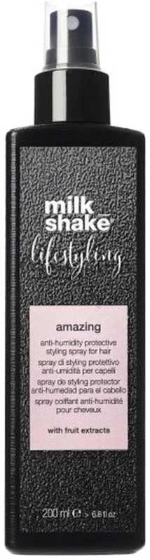 Nuo drėgmės apsaugantis plaukų purškiklis Milk_Shake Lifestyling Amazing, 200 ml