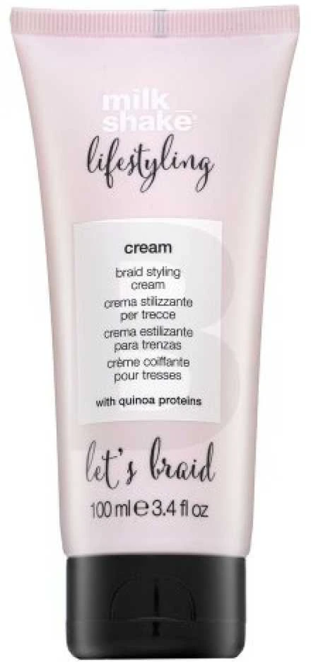 Milk Shake Pieno kokteilis „Lifestyling Braid“ su kvinojos baltymais, plaukų formavimo kremas, 100 ml