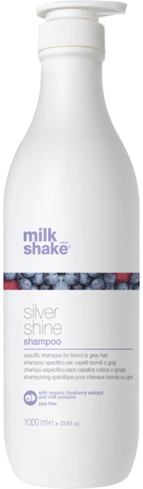 Šampūnas žiliems ir šviesiems plaukams Milk Shake Sidabrinis Shine Šampūnas 1000ml