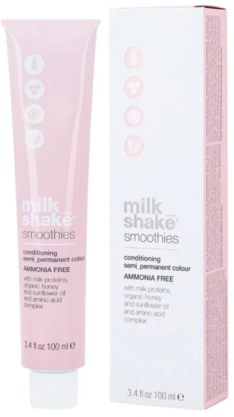 Milk Shake Milk_Shake Smoothies Semi Permanent Color 8.13 Light rusvai gelsvas Skirtas šviesiems plaukams, 100 ml