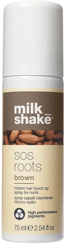L'Oreal Milk Shake Milk_Shake SOS Roots Instant Hair Touch Up Brown šaknis maskuojantis purškiklis, 75 ml