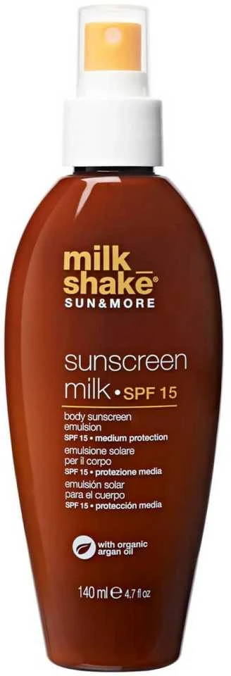 „Milk Shake“ „Sun & More“ apsauginis pienelis nuo saulės SPF15, 140 ml
