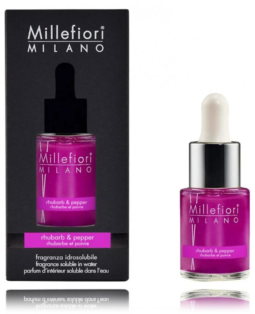 Millefiori Milano vandenyje tirpus kvapų aliejus Rhubarb & Pepper patalpoms, 15 ml