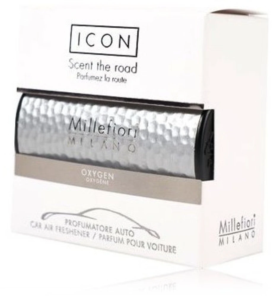 Millefiori Milano Icon Car Air Freshener Oxygen Metal kvapas automobiliui, 47 g