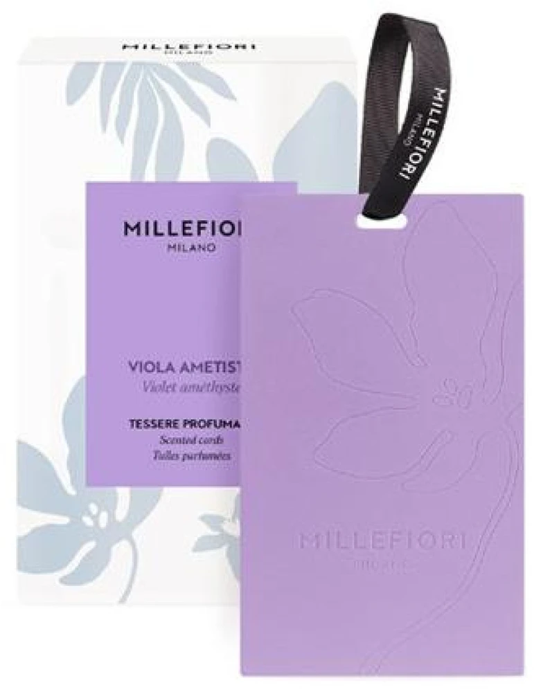 Millefiori Viola Ametista Scented Cards kvepiančios kortelės namams, 3 vnt.