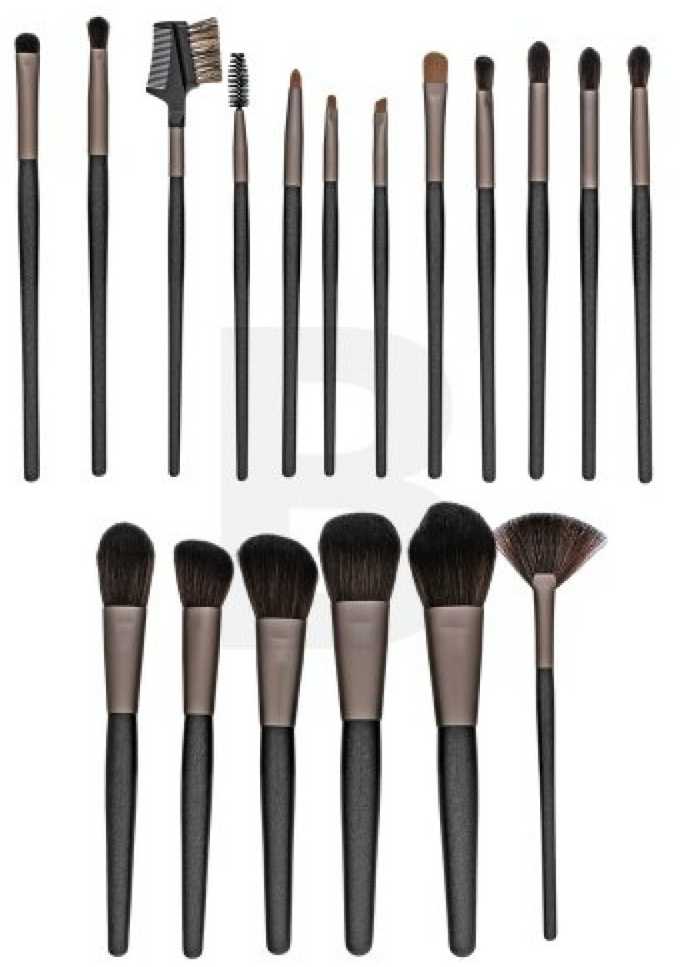 MIMO Makeup Set Juodas 18 Pcs