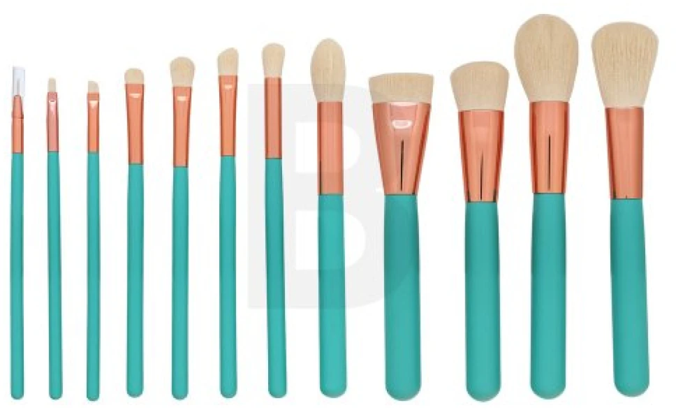 MIMO Makeup Set Turquoise 12 Pcs