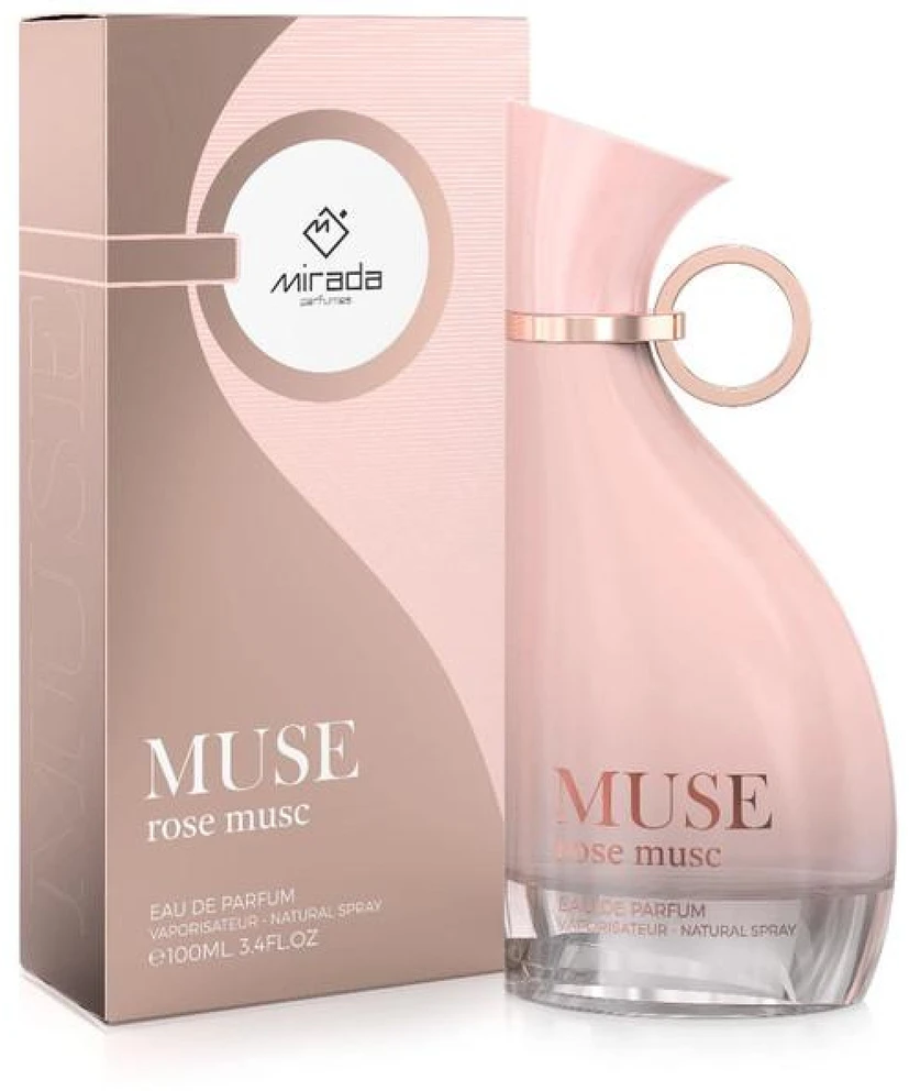 Mirada Muse Rose Musc EDP parfumuotas vanduo moterims, 100 ml