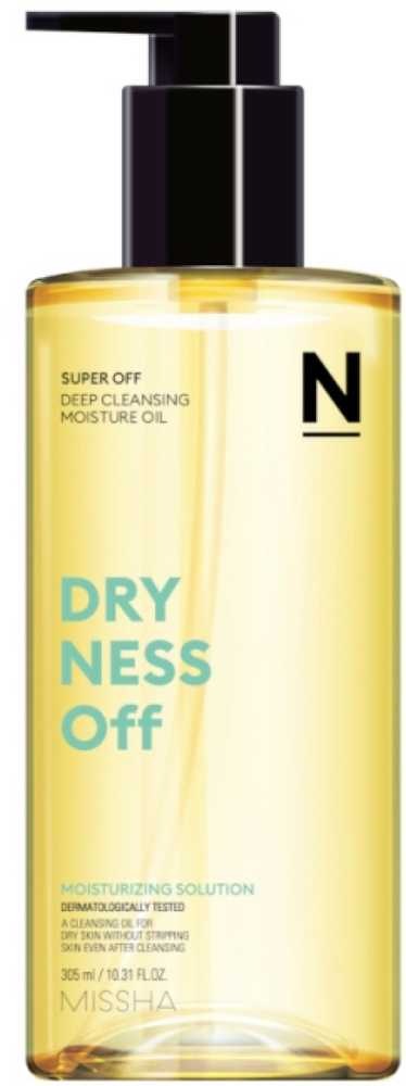 Missha valomasis aliejus sausai odai Super Off Dryness Off (Deep Cleansing Moisture Oil), 305 ml