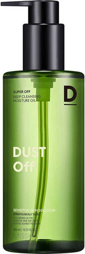 „Missha“ valomasis aliejus jautriai odai „Super Off Dust Off“ (giliai valomasis drėkinamasis aliejus), 305 ml