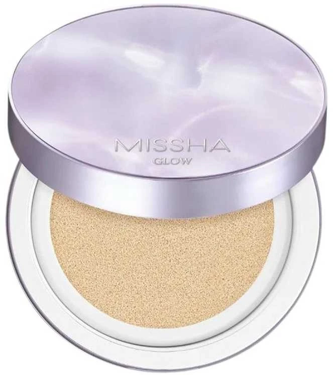 „Missha Glow Layering Fit Cushion“ makiažo pagrindas, 17 dramblio kaulo spalvos, 14 g