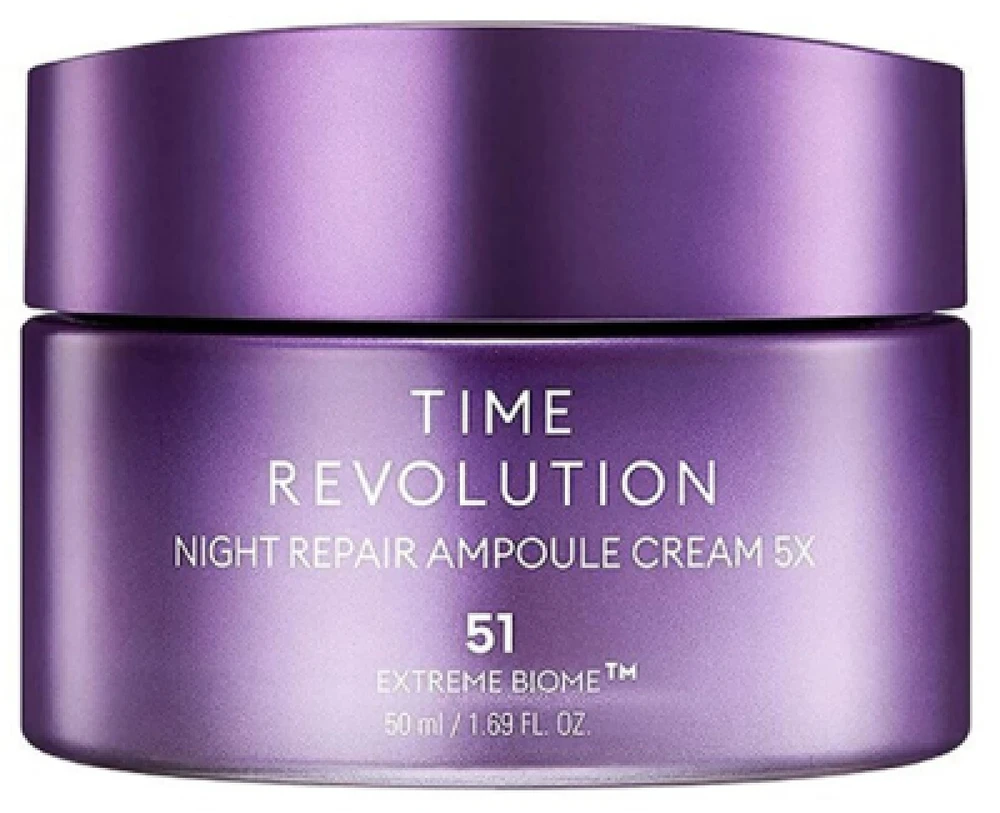 Missha Time Revolution Night Repair Ampoule Kreminis 5X naktinis veido kremas, 50 ml