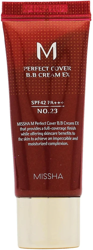 Missha Perfect Cover BB Kreminis EX SP42 Pa+++ 23 Natural rusvai gelsvas, 20 ml