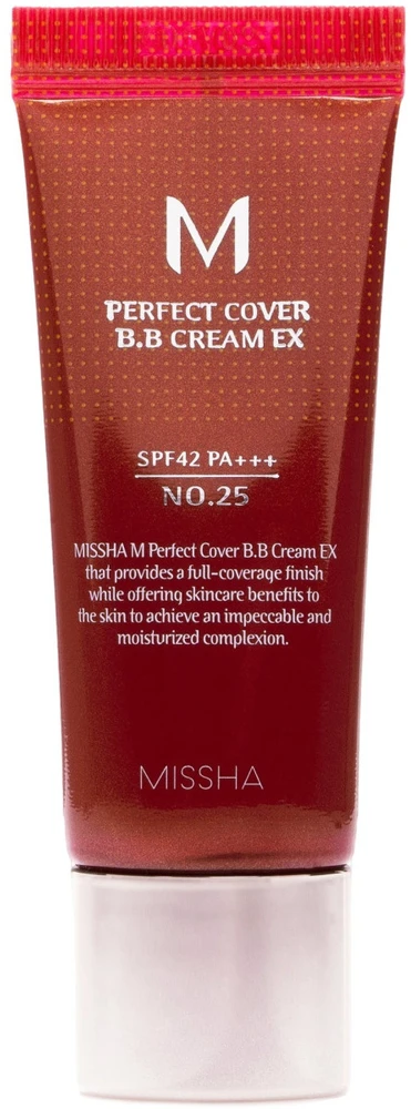 Missha Perfect Cover BB Kreminis SPF 42 PA++++ BB kremas, atspalvis:No.25, 20 ml