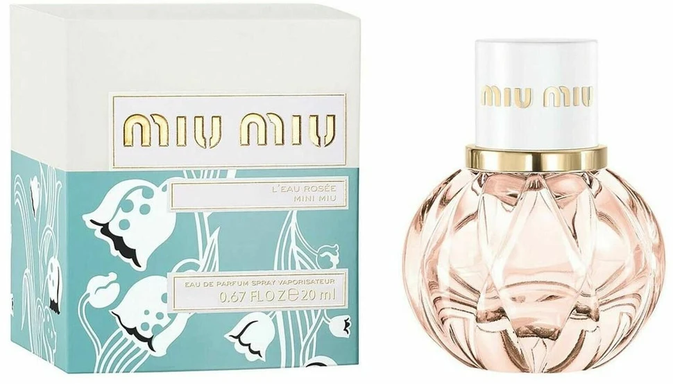 Miu Miu L'Eau Rosée EDT tualetinis vanduo moterims, 20 ml
