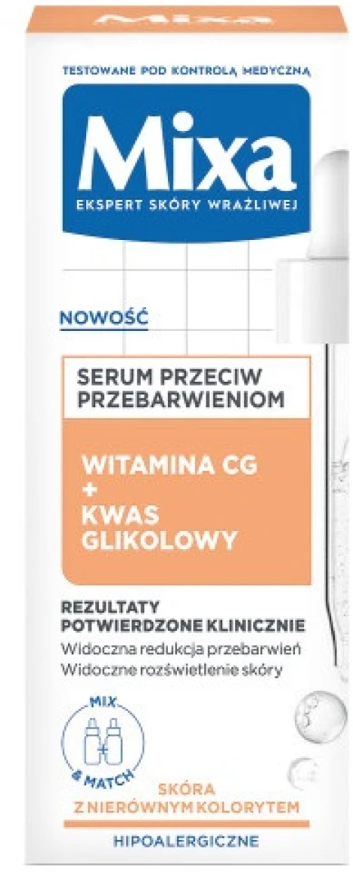 MIXA ANTI-DARK SPOT Vitamin C Serum veido serumas, 30 ml