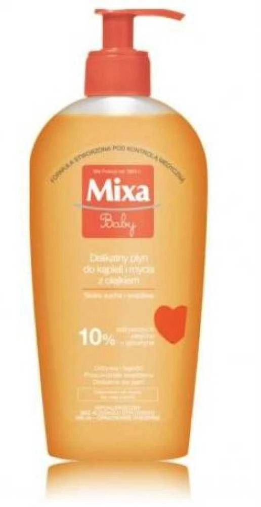 Mixa Baby Foaming Oil Bath & Shower valomasis losjonas vaikams, 400 ml