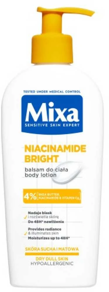 MIXA Niacinamidas Bright, 250 ml