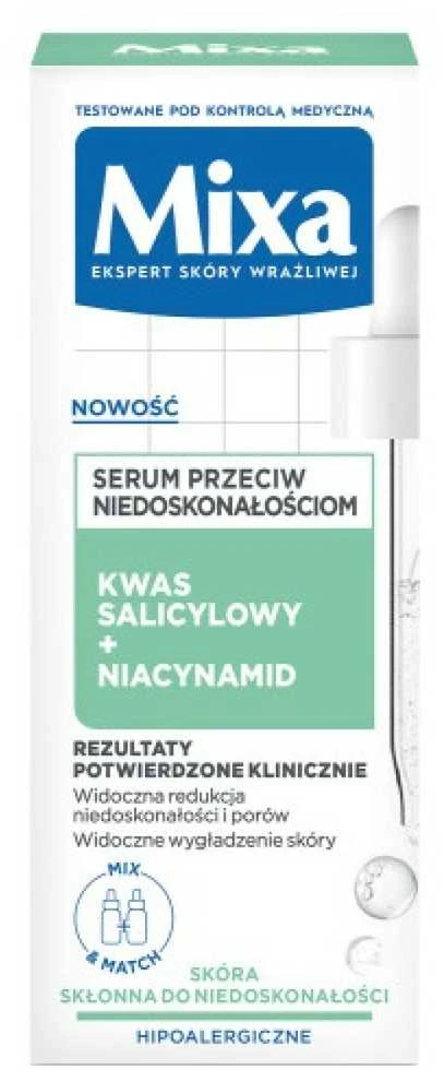 MIXA Anti-Imperfection Serum veido serumas riebiai, mišriai ir jautriai odai, 30 ml