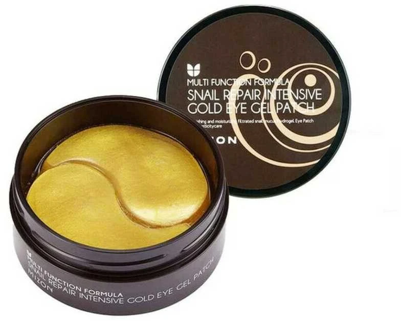 Mizon Snail Repair Intensive Gold Eye Gel Patch paakių kaukės su auksu ir sraigių mucinu 60vnt