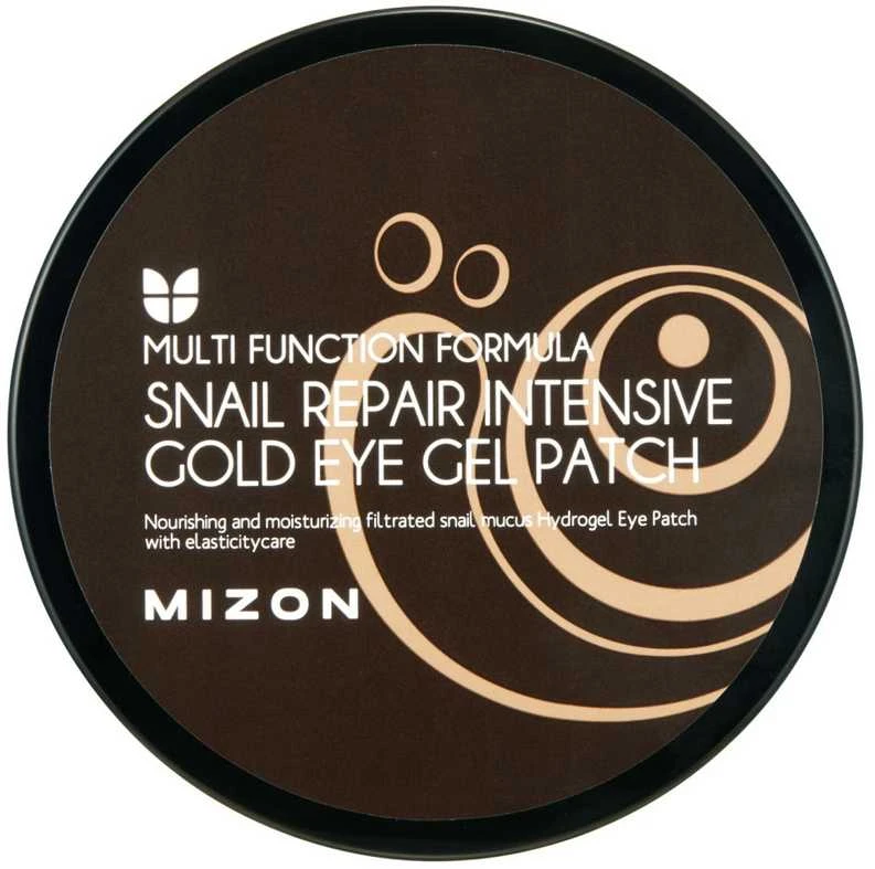 Mizon Snail Repair Intensive Gold Eye Gel Patch paakių kaukės su auksu ir sraigių mucinu 60vnt