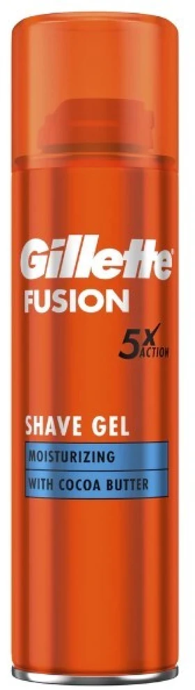 Drėkinamasis skutimosi gelis jautriai odai „Gillette Fusion 5 Ultra Moisturizing“ (skutimosi gelis), 200 ml