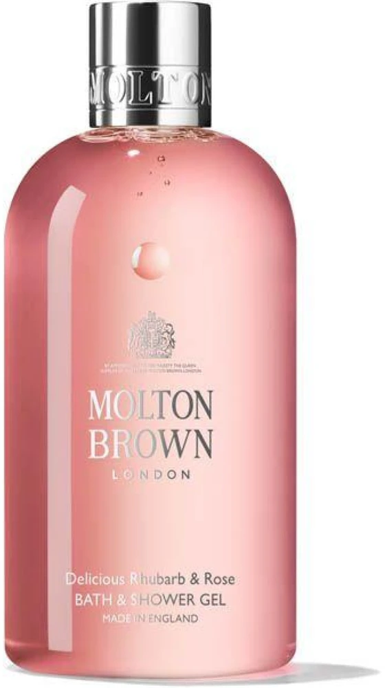 Molton Brown Delicious Rhubarb & Rose Bath & Dušo želė dušo želė, 300 ml
