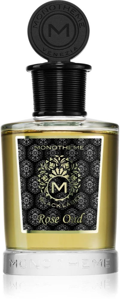 Monotheme Juodas Label Rose Oud EDP parfumuotas vanduo unisex, 100 ml