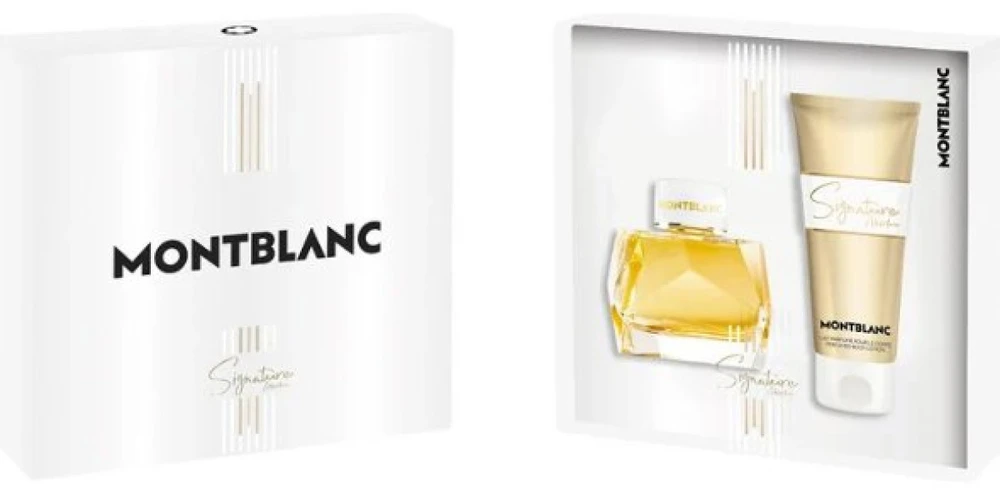 Mont Blanc Montblanc Signature Absolue EDP rinkinys moterims (EDP, 50 ml + kūno losjonas, 100 ml)