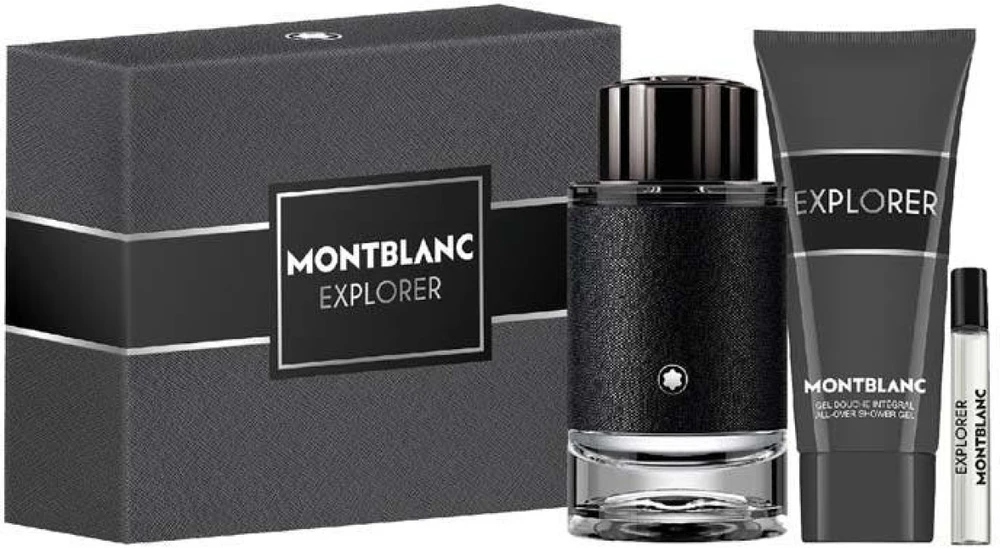 Garnier Mont Blanc Montblanc Explorer Men Set rinkinys vyrams (EDP, 100 ml + dušo želė, 100 ml + EDP, 7.5 ml)