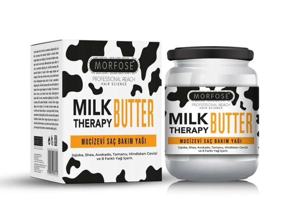 Morfose Milk Therapy Butter plaukų sviestas sausiems ir pažeistiems plaukams, 200 ml