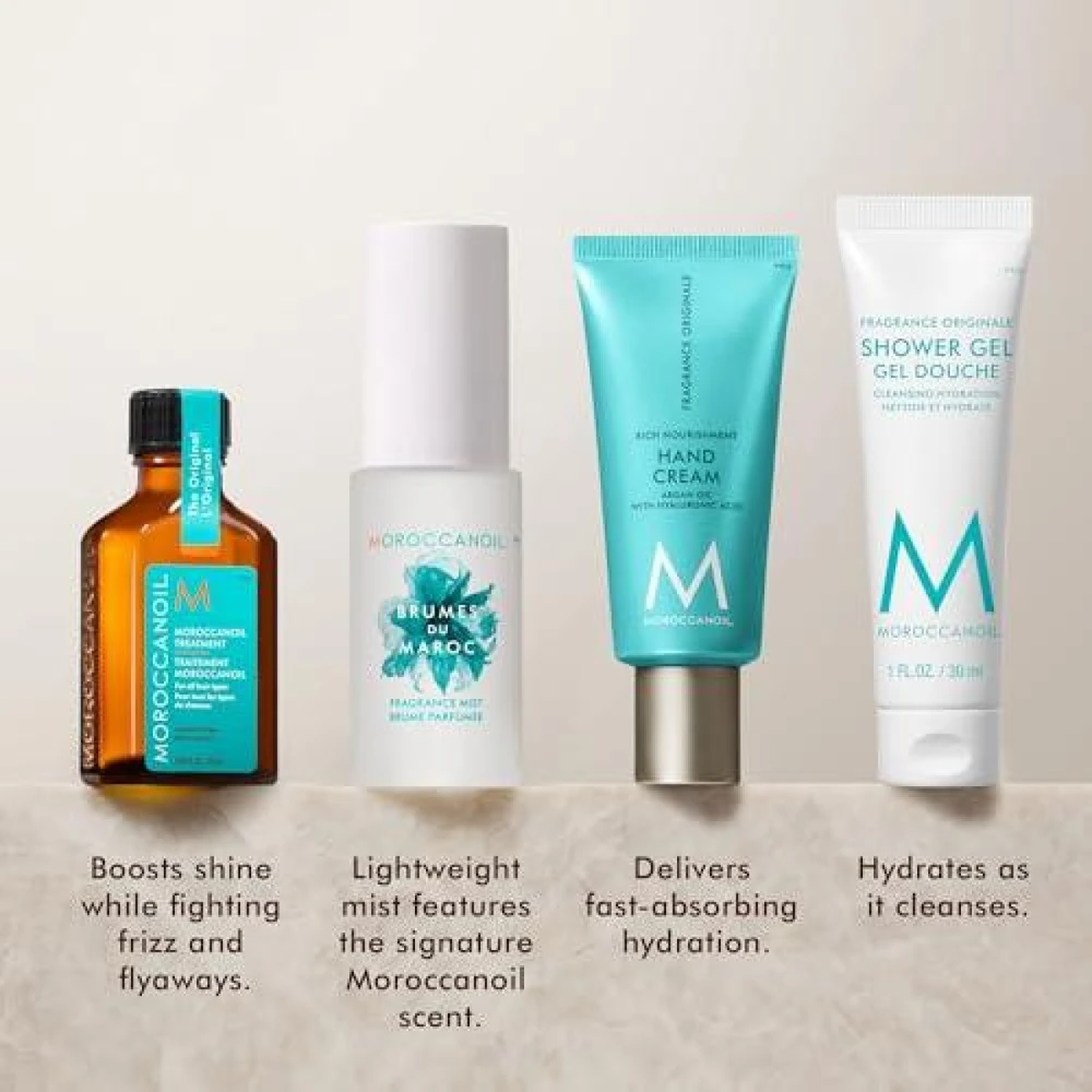 Moroccanoil Body Travel Set kelioninis plaukų ir kūno priežiūros priemonių rinkinys