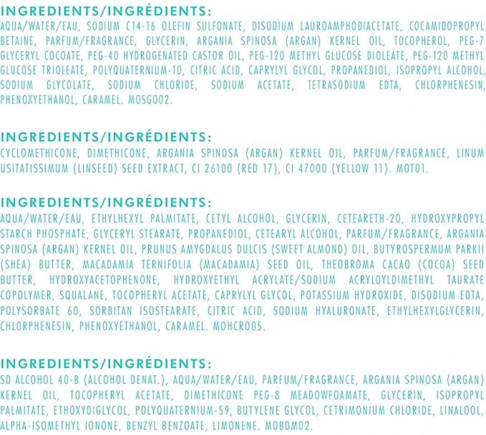 Moroccanoil Body Travel Set kelioninis plaukų ir kūno priežiūros priemonių rinkinys