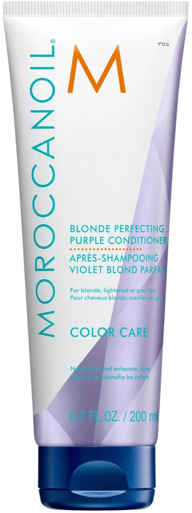 Moroccanoil Color Care Skirtas šviesiems plaukams Perfecting Violetinė Conditioner kondicionierius šviesiaplaukėms, 200 ml