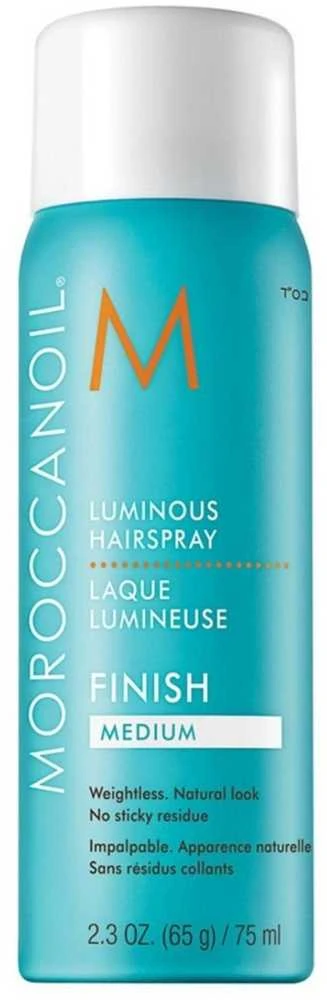 Moroccanoil Finish Luminous Medium Hairspray vidutinės fiksacijos plaukų lakas, 75 ml