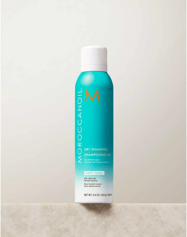 Moroccanoil Light Tones Sausas šampūnas šviesiems plaukams, 205 ml