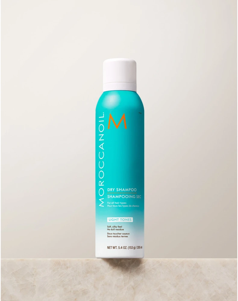 Moroccanoil Light Tones Sausas šampūnas šviesiems plaukams, 205 ml
