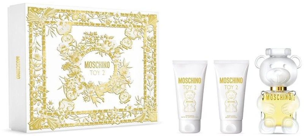 Moschino Toy 2 rinkinys moterims (EDP, 50 ml + kūno losjonas, 50 ml + dušo gelis, 50 ml)