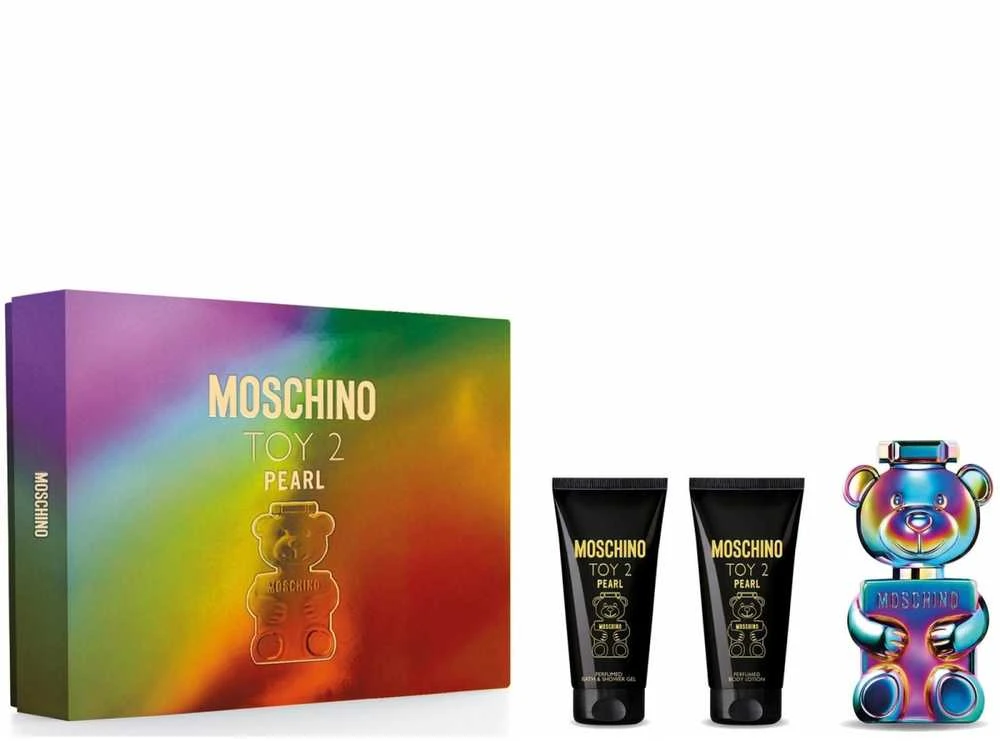 Unisex dovanų rinkinys Moschino Toy 2 Pearl, EDP 50 ml + kūno losjonas 50 ml + dušo želė 50 ml