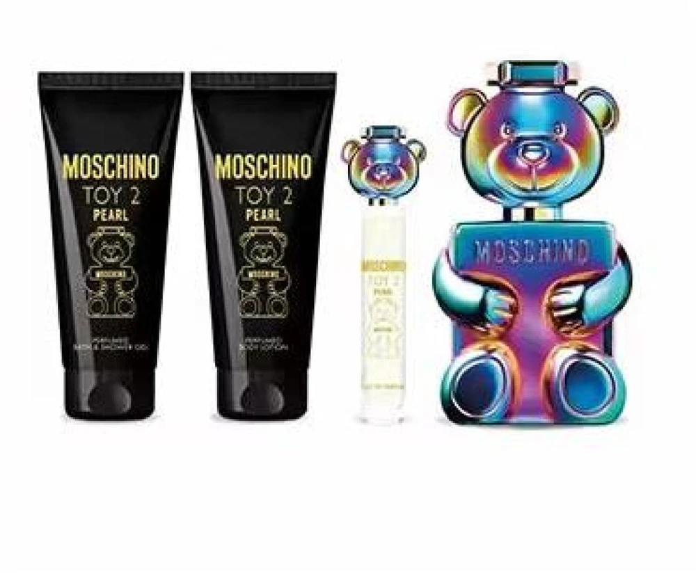 Unisex dovanų rinkinys Moschino Toy 2 Pearl, EDP 100 ml + kūno losjonas 100 ml + dušo želė 100 ml + EDP 10 ml
