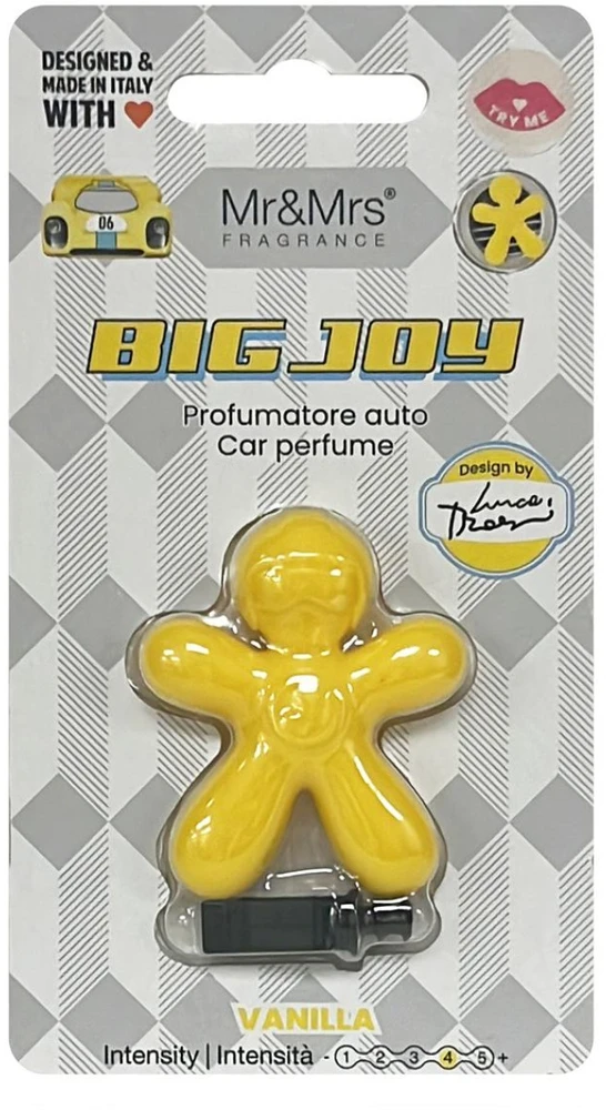Mr&Mrs Fragrance Big Joy Car Perfume Vanilla kvapas automobiliui, 1 vnt.