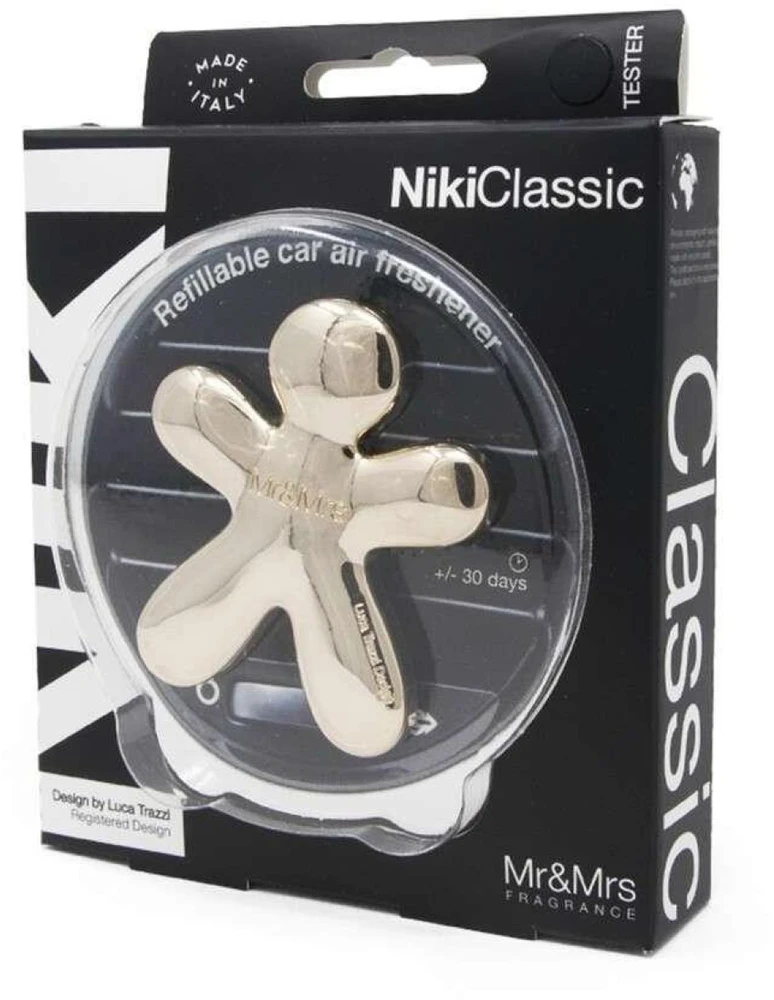 Mr&Mrs Fragrance „Mr&Mrs Niki“ automobilio oro gaiviklis JNIKIBX007V00, rytietiško stiliaus, auksinio chromo kvapas