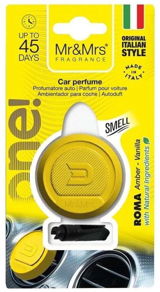 Mr&Mrs Fragrance One! Car Perfume Roma Amber-Vanilla kvapas automobiliui