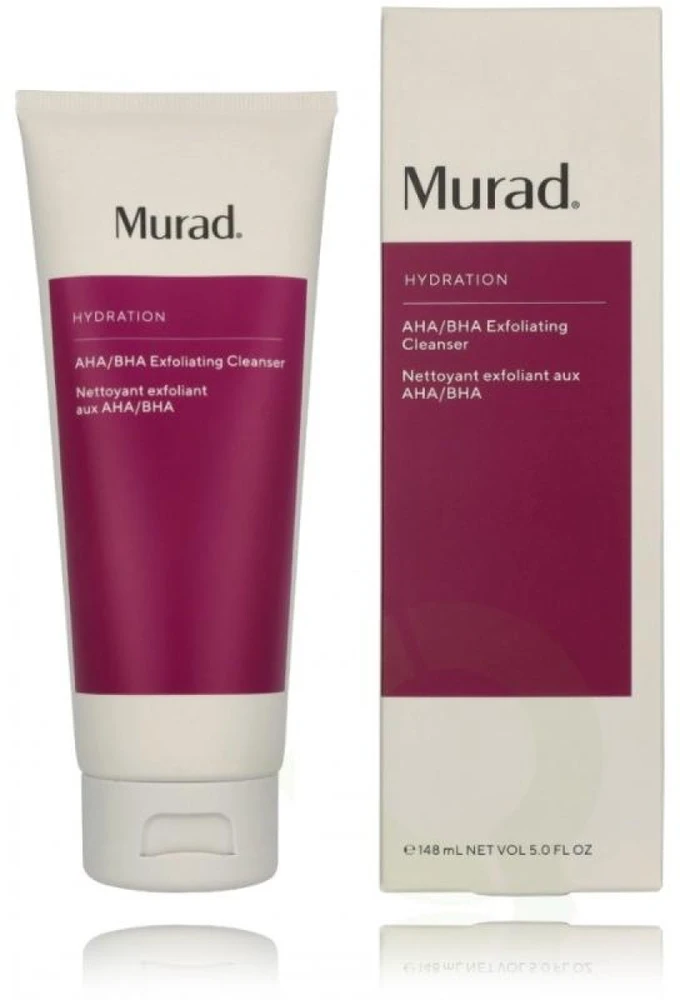 Murad Skincare Murad Hydration AHA/BHA Exfoliating Valiklis šveičiamasis veido prausiklis, 148 ml