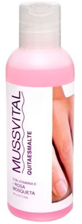 "Mussvital" nagų lako valiklis be acetono 150ml