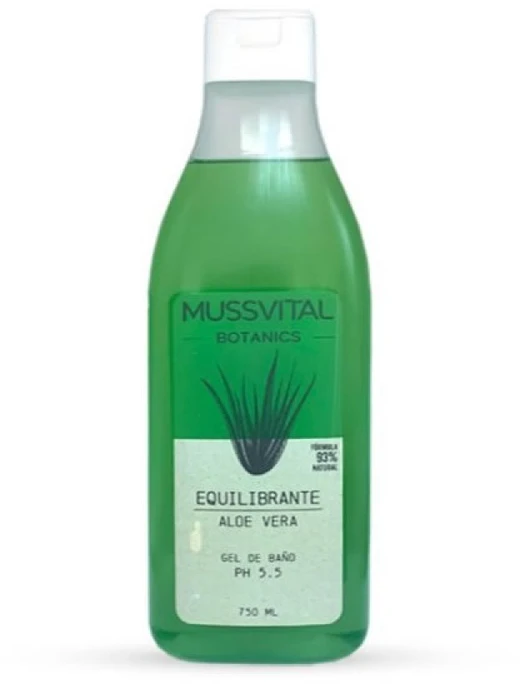 Mussvital Botanics Bath Gel Aloe Vera, 750 ml