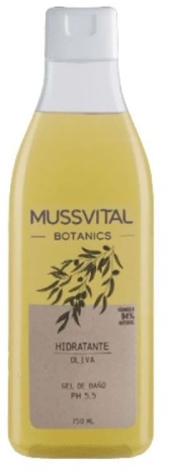 Mussvital Botanics Olive Bath Gel alyvuogių dušo gelis 750ml