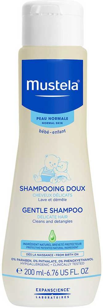 Mustela švelnus vaikų šampūnas (švelnus šampūnas), 200 ml