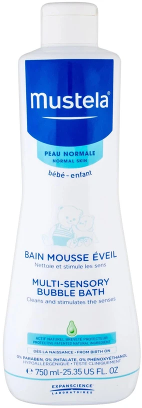 Mustela Multi-Sensory burbulinė vonia, 750 ml